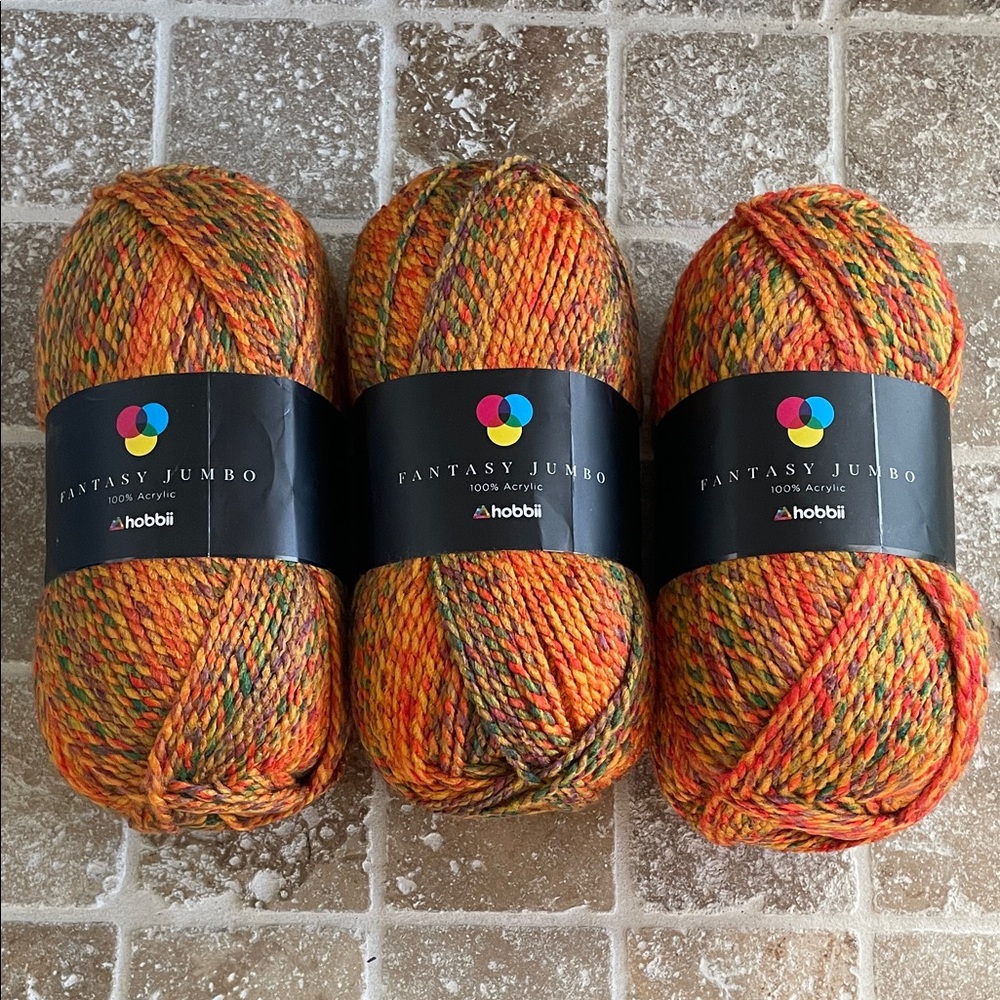 Hobbi Fantasy Jumbo Yarn - Vibrant Multicolor